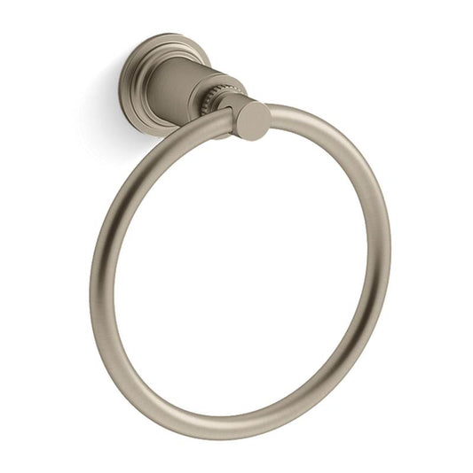 KALLISTA Central Park West P31422-00-BV Central Park West Towel Ring - Brushed Bronze