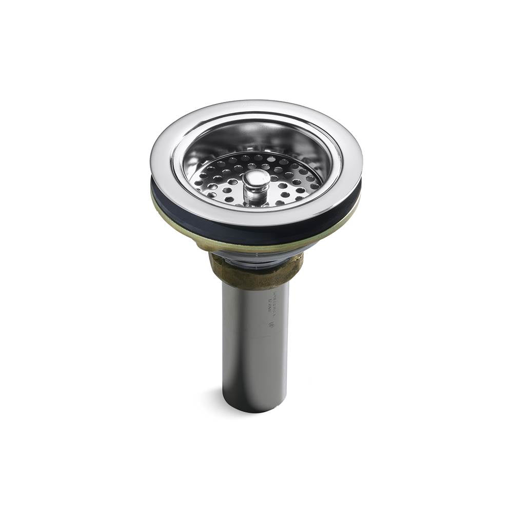 KALLISTA P34000-00-AG Kitchen Sink Strainer - Brushed Nickel