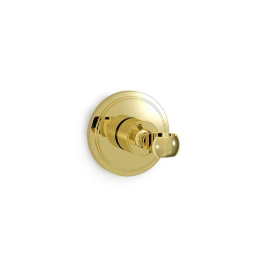 KALLISTA Foundational Faucets Designer P21487-00-ULB Laura Kirar Fixed Wall Bracket - Unlacquered Brass