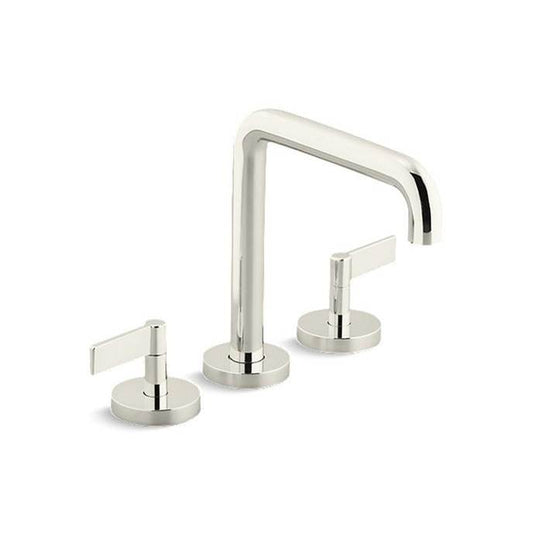 KALLISTA P21802-LV-SN One Dm Bath Set, Tall Spout, Lever - Polished Nickel