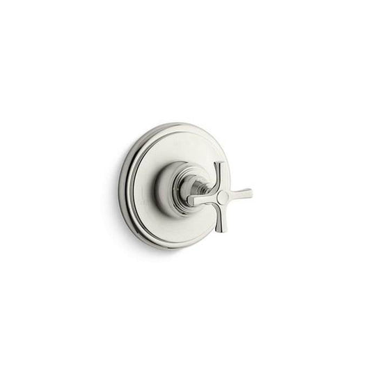 KALLISTA Bellis P24622-CR-AD Bellis® Thermostatic Valve Trim, Cross - Nickel Silver