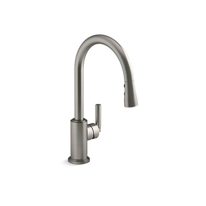 KALLISTA Vir Stil By L Kirar P25517-00-VS Vir Stil Minimal Pulldown Faucet - Stainless