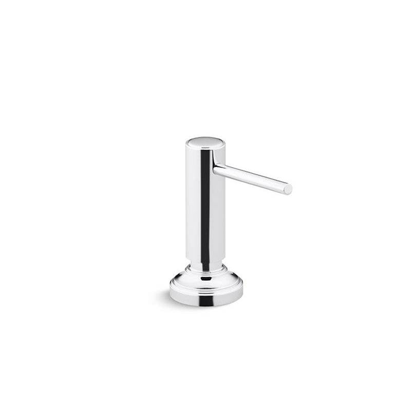 KALLISTA Quincy P25015-00-AD Quincy Soap Dispenser - Nickel Silver