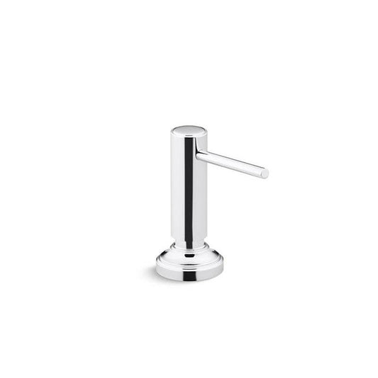 KALLISTA Quincy P25015-00-AD Quincy Soap Dispenser - Nickel Silver