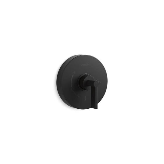 KALLISTA P24415-LV-BL One Pb Shower Trim W/O Divrt, Lever Hdl - Matte Black