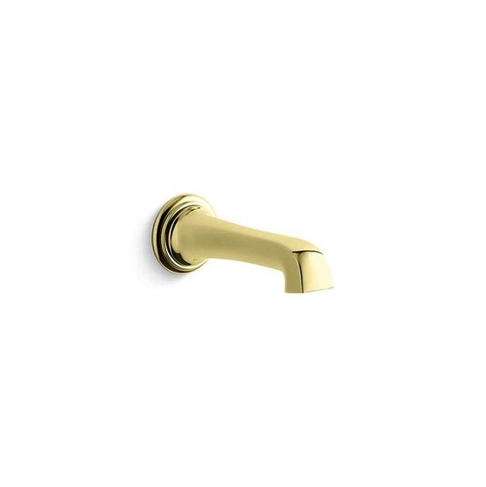 KALLISTA Bellis P24624-00-ULB Bellis® Wall-Mounted Bath Spout - Unlacquered Brass