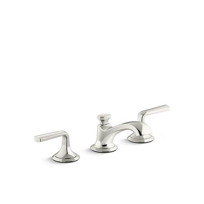 KALLISTA Script P25006-LV-AD Script® Sink Faucet, Low Spout, Lever Handles - Nickel Silver