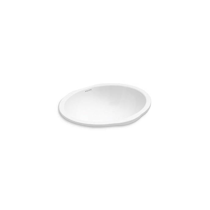KALLISTA P74237-WO-0 Perfect Um Sink, Soft Oval - Stucco White