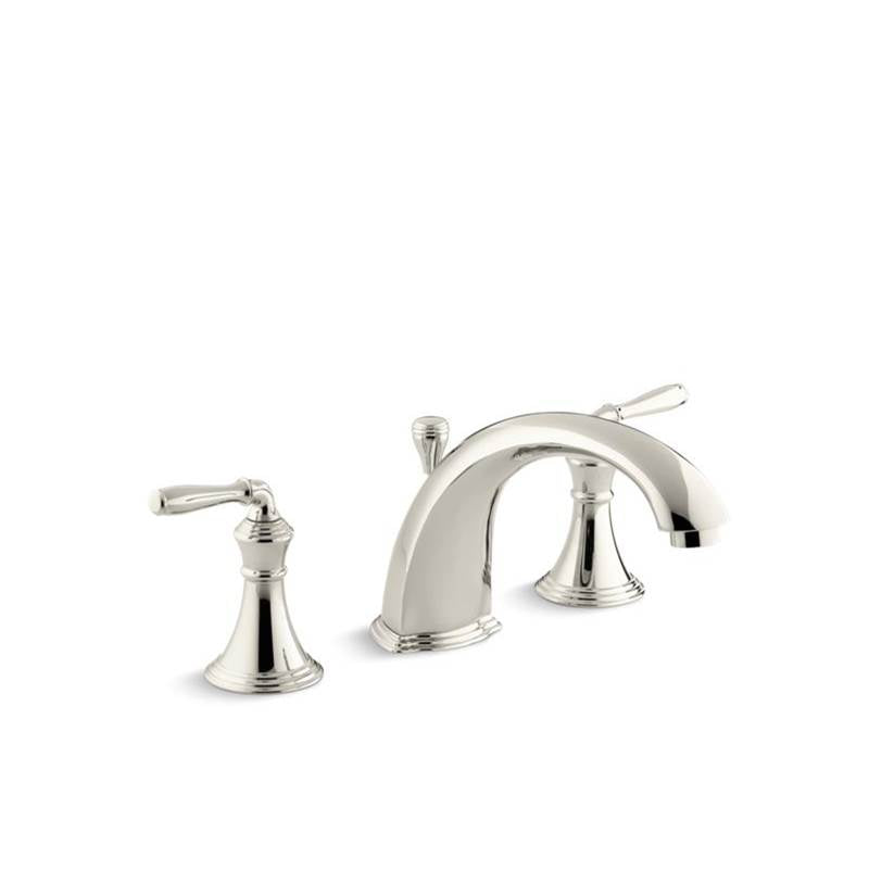 KOHLER K-T387-4-SN Devonshire Deck-mount bath faucet trim with diverter - Vibrant Polished Nickel