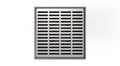 INFINITY DRAIN LN5-2 SS LND 5 5"x5" LN5 Slotted Pattern Strainer-2" Throat Satin Stainless Steel