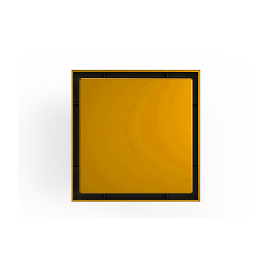 INFINITY DRAIN LS5-2 PG LSD 5 5"x5" LS5 Solid Style Strainer-2" Throat in Polished Gold