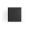 INFINITY DRAIN LSD5-2H BK LSD 5 5" x 5" LSD 5 Solid Style Complete Kit in Matte Black with Cast Iron Drain Body for Hot Mop, 2" No Hub Outlet