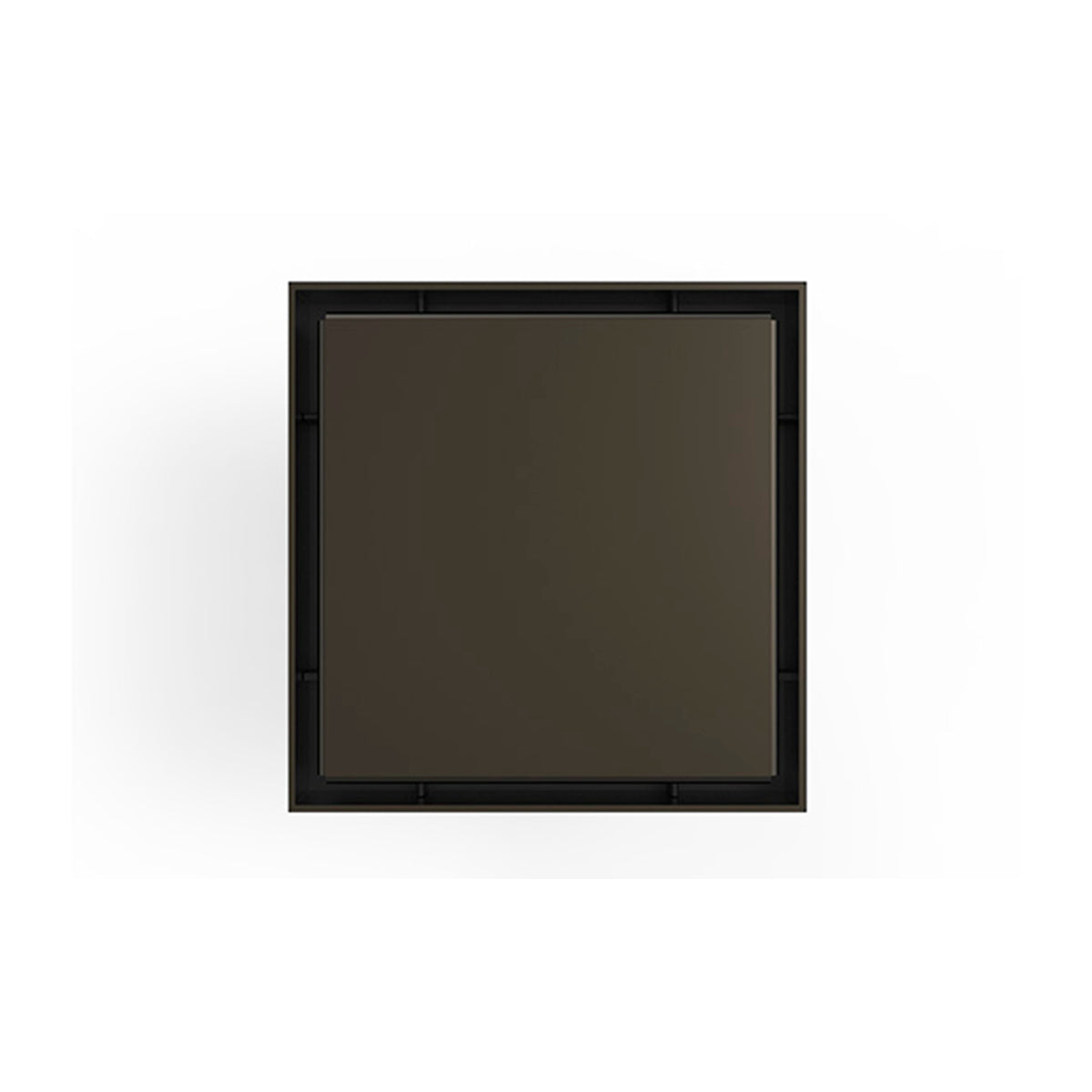 INFINITY DRAIN LSD5-2H ORB LSD 5 5" x 5" LSD 5 Solid Style Complete Kit in Oil Rubbed Bronze with Cast Iron Drain Body for Hot Mop, 2" No Hub Outlet