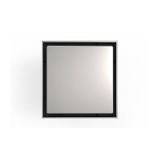 INFINITY DRAIN LSD5-2P SS LSD 5 5" x 5" LSD 5 Solid Style Complete Kit in Satin Stainless with PVC Drain Body, 2" Outlet