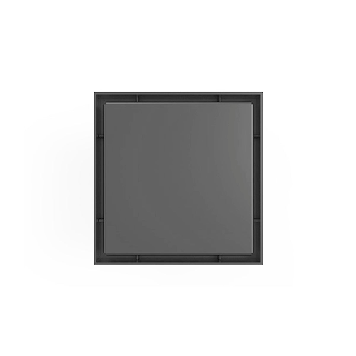 INFINITY DRAIN LSD5 BA GM LSD 5 5" x 5" LSD 5 Solid Style Complete Kit in Gunmetal with ABS Bonded Flange, 2", 3" and 5" Outlet
