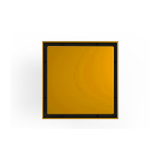 INFINITY DRAIN LSD5 BP PG LSD 5 5" x 5" LSD 5 Solid Style Complete Kit in Polished Gold with PVC Bonded Flange, 2", 3" and 5" Outlet