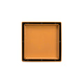 INFINITY DRAIN LTD4 BA PG LTD 4 4" x 4" LTD 4 Tile Insert Complete Kit in Polished Gold with ABS Bonded Flange, 2", 3" and 4" Outlet