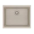 FRANKE MAG11020-CHA Maris Undermount 21.7-in x 17.8-in Granite Single Bowl Kitchen Sink in Champagne