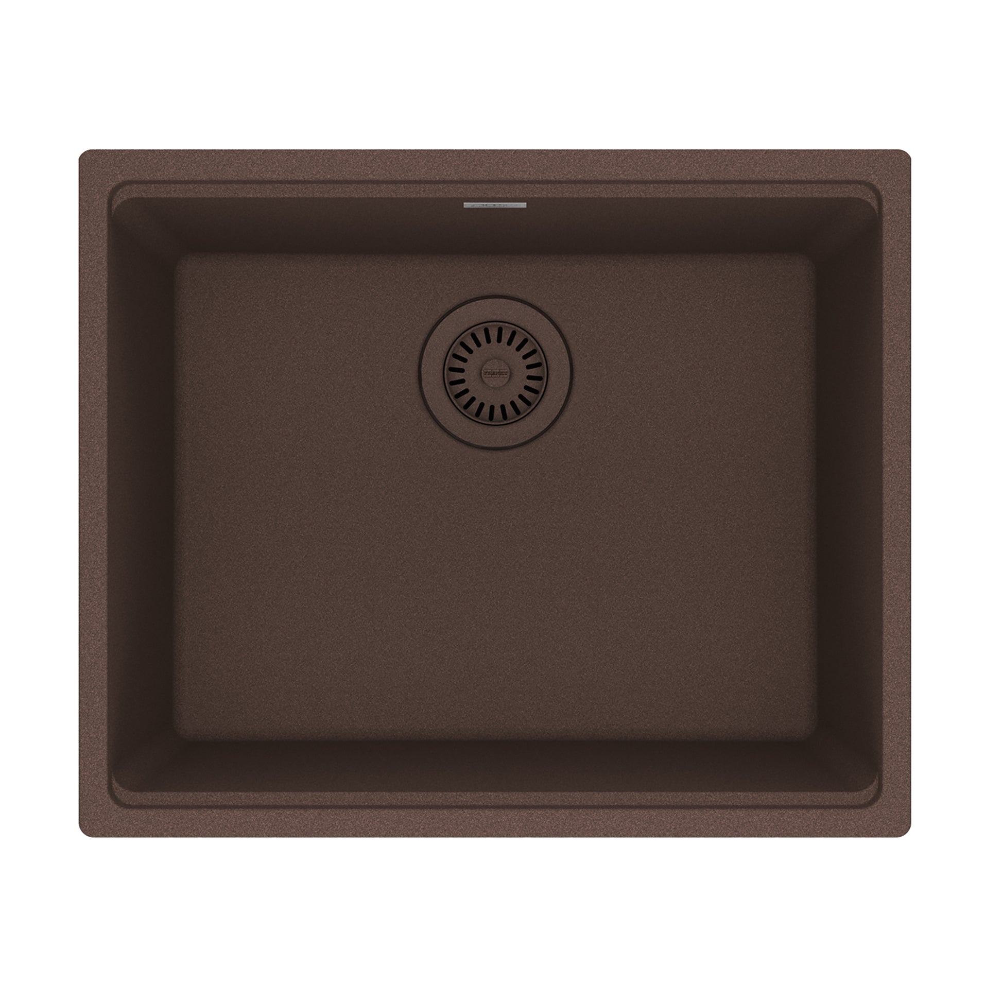 FRANKE MAG11020-MOC Maris Undermount 21.7-in x 17.8-in Granite Single Bowl Kitchen Sink in Mocha