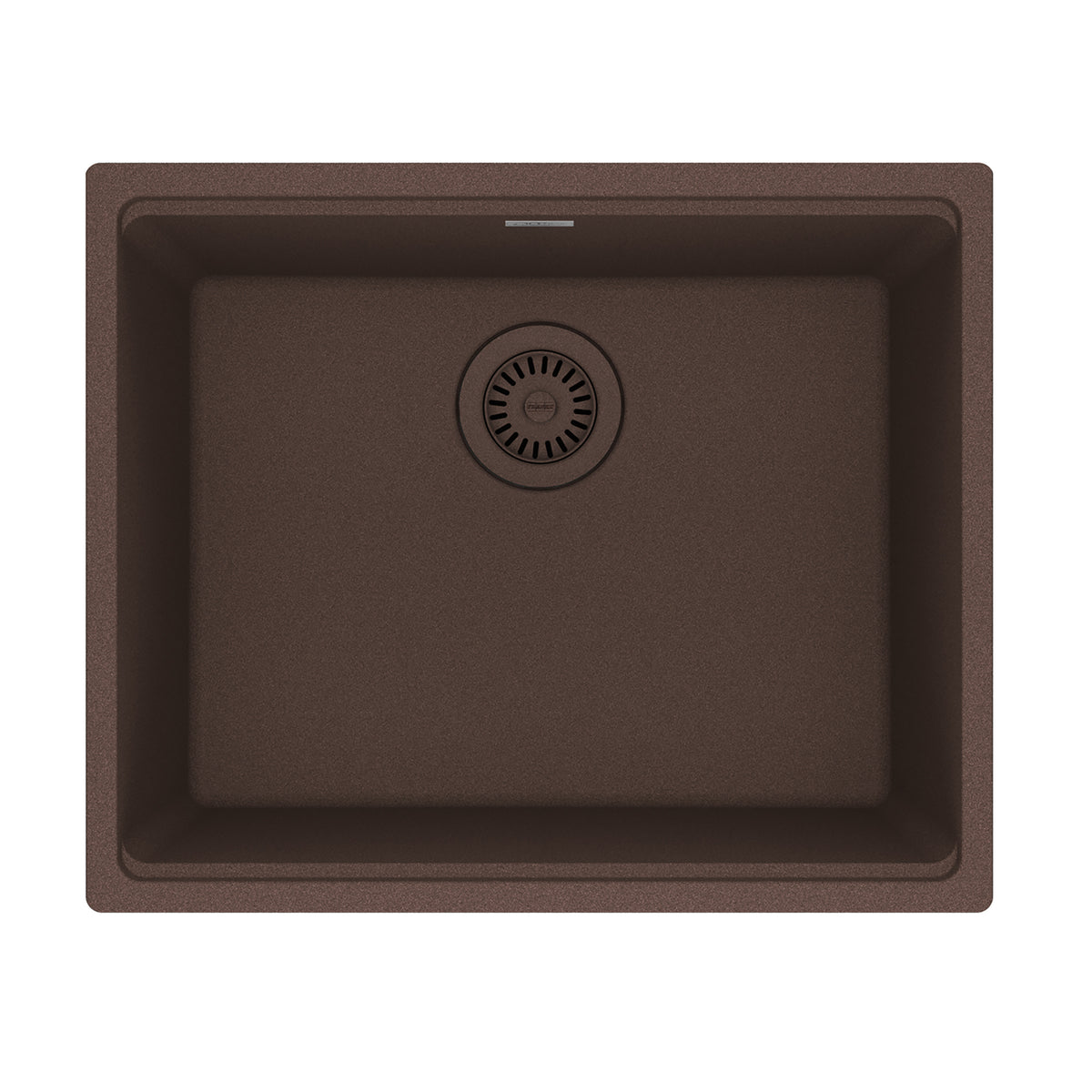 FRANKE MAG11020-MOC Maris Undermount 21.7-in x 17.8-in Granite Single Bowl Kitchen Sink in Mocha