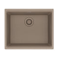 FRANKE MAG11020-OYS Maris Undermount 21.7-in x 17.8-in Granite Single Bowl Kitchen Sink in Oyster