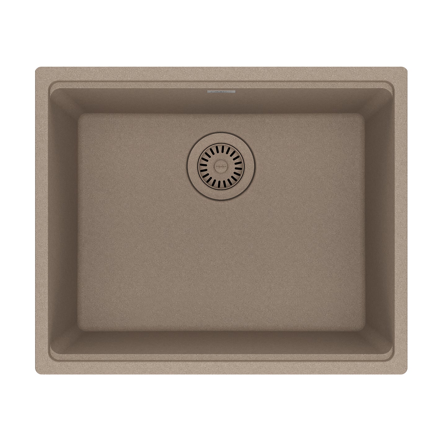 FRANKE MAG11020-OYS Maris Undermount 21.7-in x 17.8-in Granite Single Bowl Kitchen Sink in Oyster