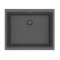 FRANKE MAG11020-SHG Maris Undermount 21.7-in x 17.8-in Granite Single Bowl Kitchen Sink in Stone Grey