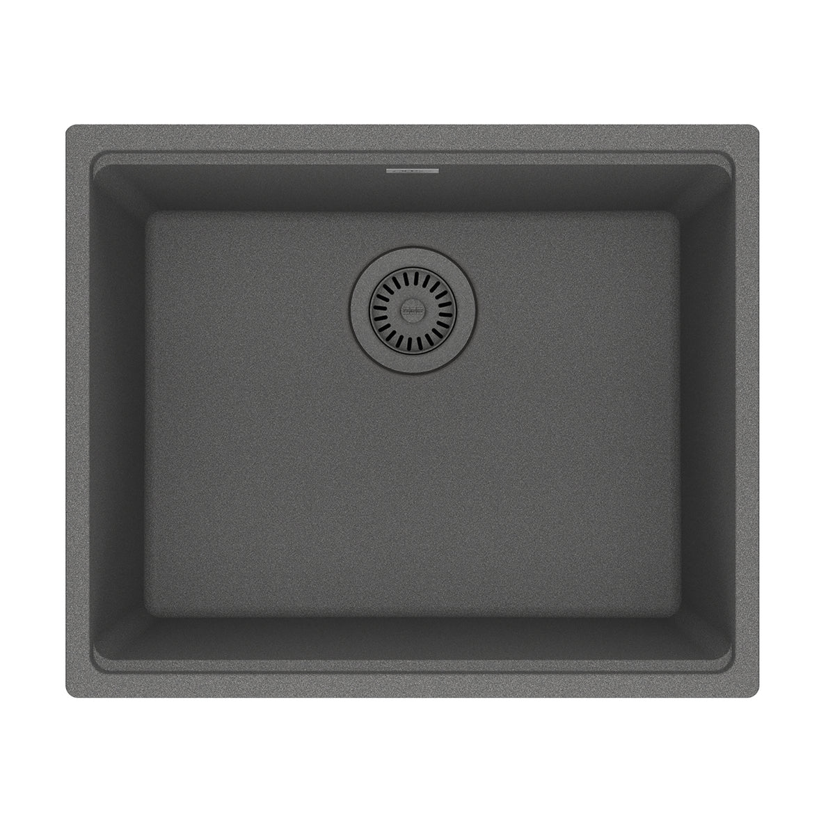 FRANKE MAG11020-SHG Maris Undermount 21.7-in x 17.8-in Granite Single Bowl Kitchen Sink in Stone Grey