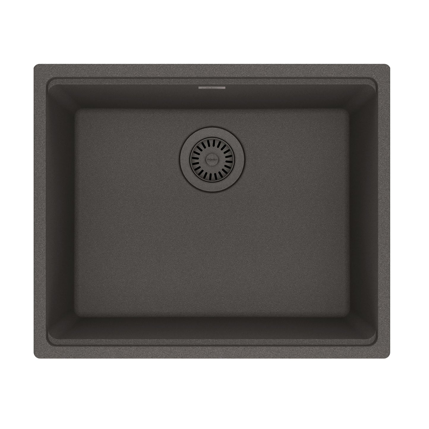 FRANKE MAG11020-SLG Maris Undermount 21.7-in x 17.8-in Granite Single Bowl Kitchen Sink in Slate Grey