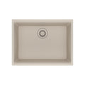 FRANKE MAG11023-CHA Maris Undermount 25-in x 18.94-in Granite Single Bowl Kitchen Sink in Champagne In Champagne