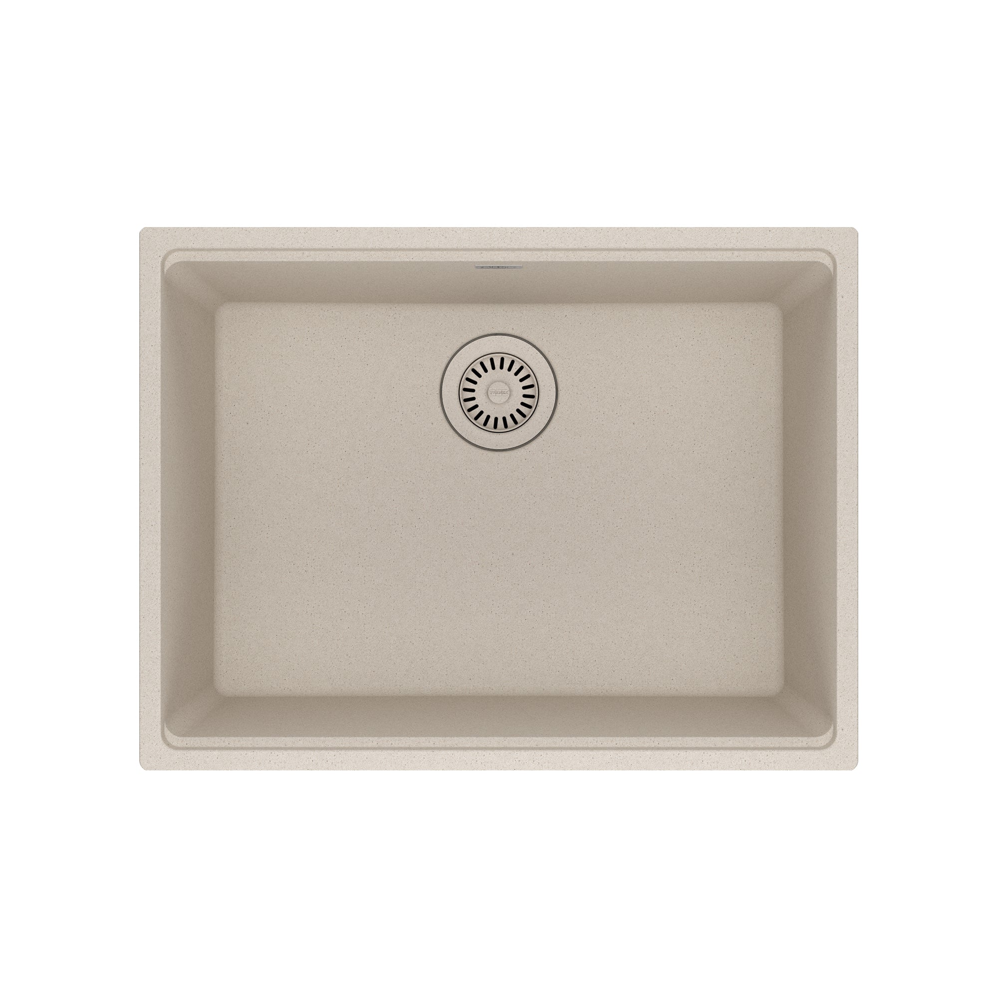 FRANKE MAG11023-CHA Maris Undermount 25-in x 18.94-in Granite Single Bowl Kitchen Sink in Champagne In Champagne