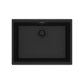 FRANKE MAG11023-MBK Maris Undermount 25-in x 18.94-in Granite Single Bowl Kitchen Sink in Matte Black In Matte Black