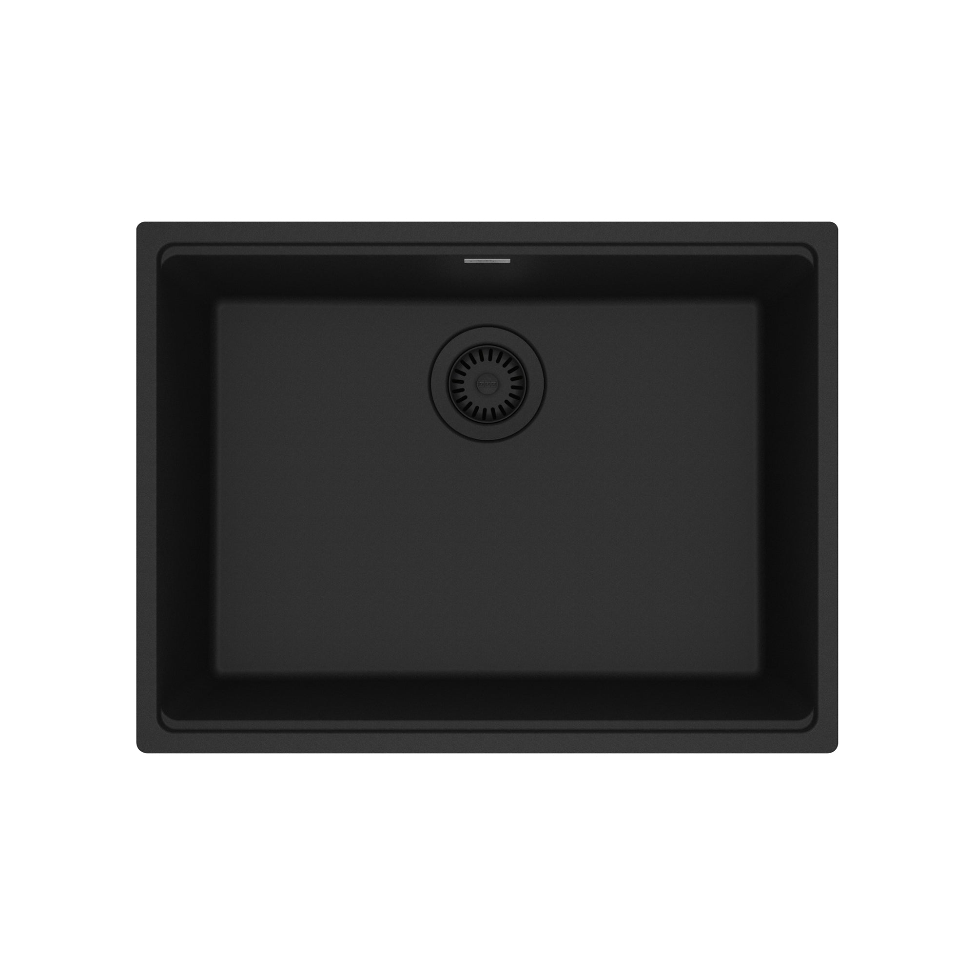 FRANKE MAG11023-MBK Maris Undermount 25-in x 18.94-in Granite Single Bowl Kitchen Sink in Matte Black In Matte Black