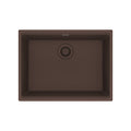 FRANKE MAG11023-MOC Maris Undermount 25-in x 18.94-in Granite Single Bowl Kitchen Sink in Mocha In Mocha