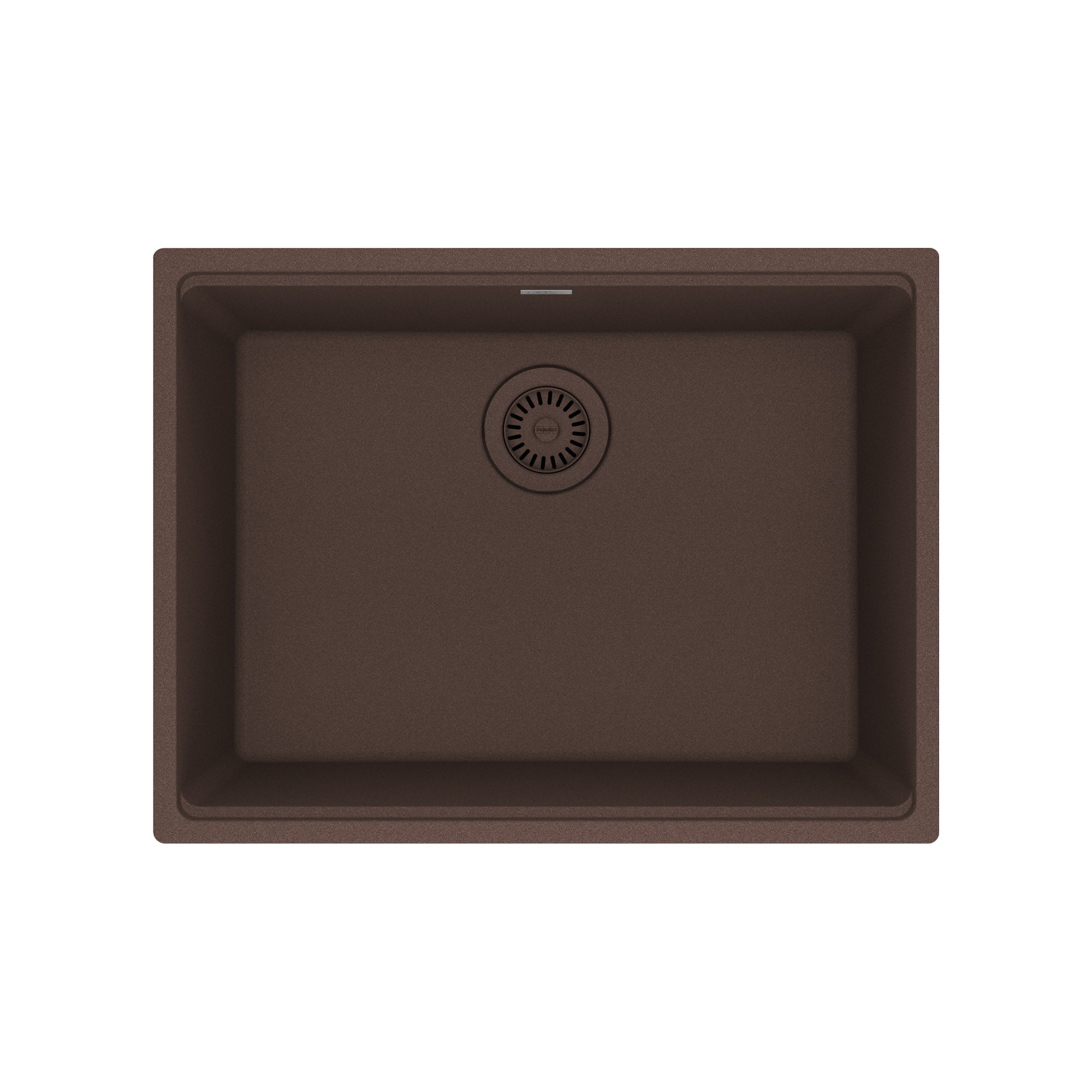 FRANKE MAG11023-MOC Maris Undermount 25-in x 18.94-in Granite Single Bowl Kitchen Sink in Mocha In Mocha