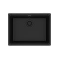 FRANKE MAG11023-ONY Maris Undermount 25-in x 18.94-in Granite Single Bowl Kitchen Sink in Onyx In Onyx