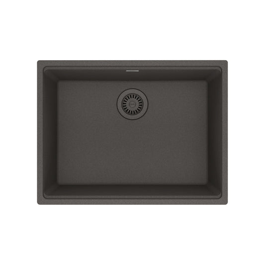 FRANKE MAG11023-SLG Maris Undermount 25-in x 18.94-in Granite Single Bowl Kitchen Sink in Slate Grey