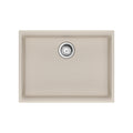 FRANKE MAG11023ADA-CHA-S Maris Undermount 25-in x 18.94-in Granite ADA Single Bowl Sink in Champagne In Champagne