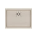 FRANKE MAG11023ADA-CHA Maris Undermount 25-in x 18.94-in Granite ADA Single Bowl Sink in Champagne In Champagne
