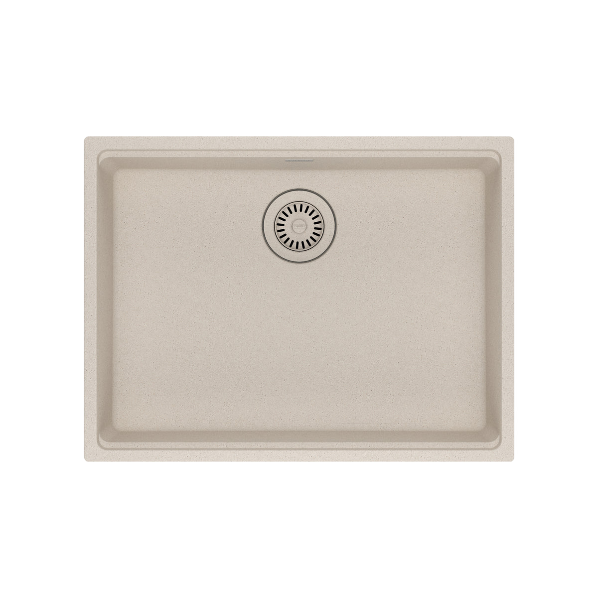FRANKE MAG11023ADA-CHA Maris Undermount 25-in x 18.94-in Granite ADA Single Bowl Sink in Champagne In Champagne