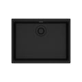 FRANKE MAG11023ADA-MBK Maris Undermount 25-in x 18.94-in Granite ADA Single Bowl Sink in Matte Black In Matte Black