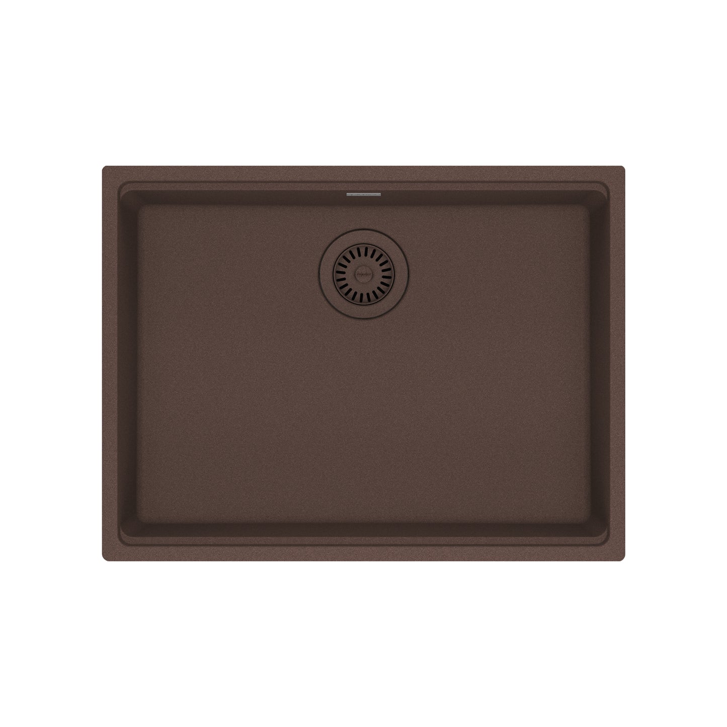 FRANKE MAG11023ADA-MOC Maris Undermount 25-in x 18.94-in Granite ADA Single Bowl Sink in Mocha In Mocha