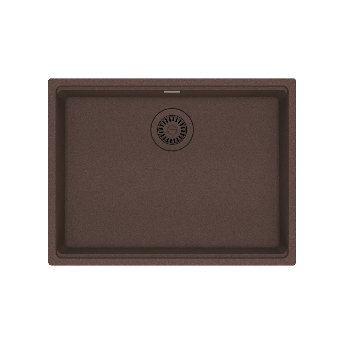 FRANKE MAG11023ADA-MOC Maris Undermount 25-in x 18.94-in Granite ADA Single Bowl Sink in Mocha In Mocha