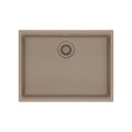FRANKE MAG11023ADA-OYS Maris Undermount 25-in x 18.94-in Granite ADA Single Bowl Sink in Oyster In Oyster
