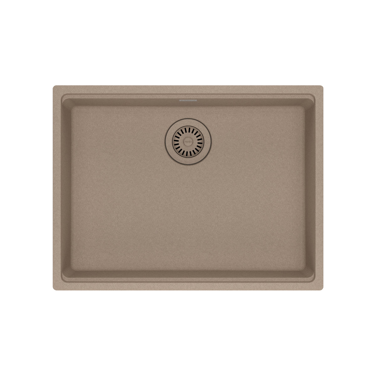 FRANKE MAG11023ADA-OYS Maris Undermount 25-in x 18.94-in Granite ADA Single Bowl Sink in Oyster In Oyster