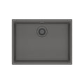 FRANKE MAG11023ADA-SHG Maris Undermount 25-in x 18.94-in Granite ADA Single Bowl Sink in Stone Grey In Stone Grey