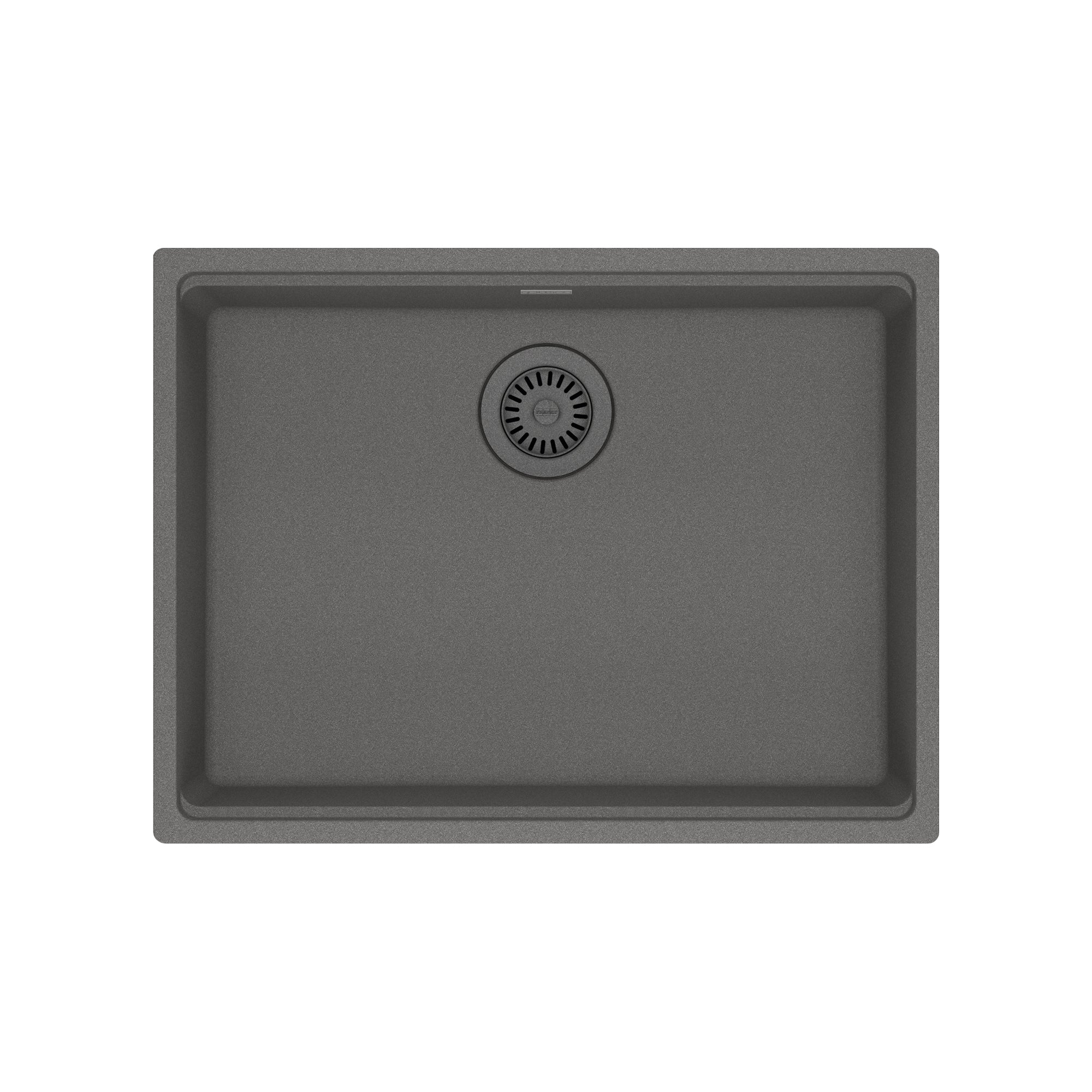 FRANKE MAG11023ADA-SHG Maris Undermount 25-in x 18.94-in Granite ADA Single Bowl Sink in Stone Grey In Stone Grey