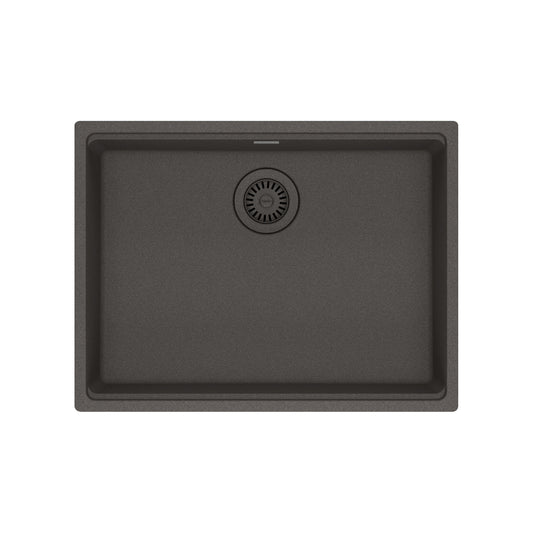 FRANKE MAG11023ADA-SLG Maris Undermount 25-in x 18.94-in Granite ADA Single Bowl Sink in Slate Grey