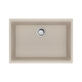 FRANKE MAG11025-CHA-S Maris Undermount 27-in x 19-in Granite Single Bowl Kitchen Sink in Champagne In Champagne