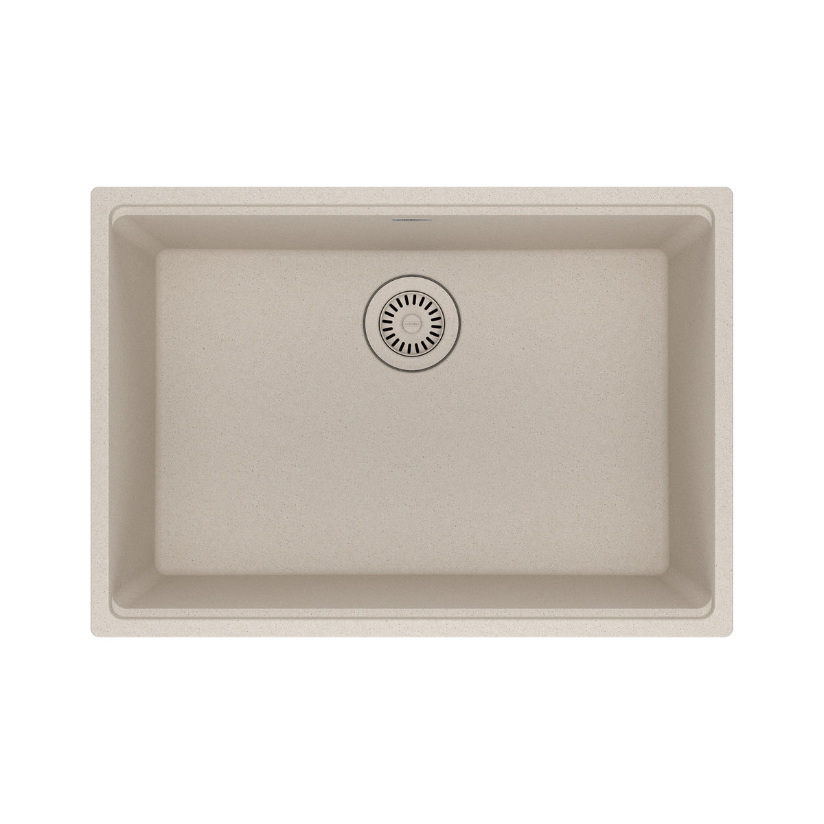 FRANKE MAG11025-CHA Maris Undermount 27-in x 19-in Granite Single Bowl Kitchen Sink in Champagne In Champagne